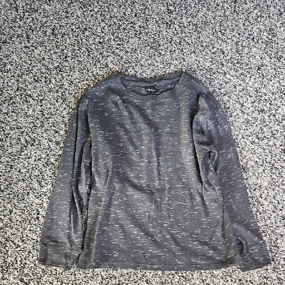 Gray Long Sleeve Thermal Top